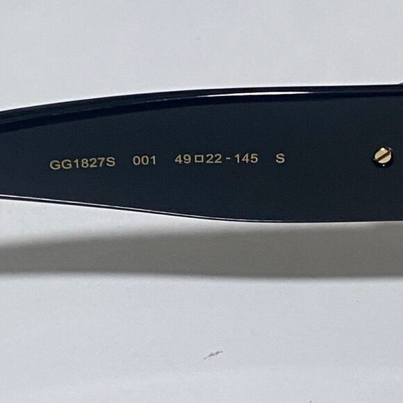 NEW GUCCI Cat-eye Frame Sunglasses GG1827S in Black